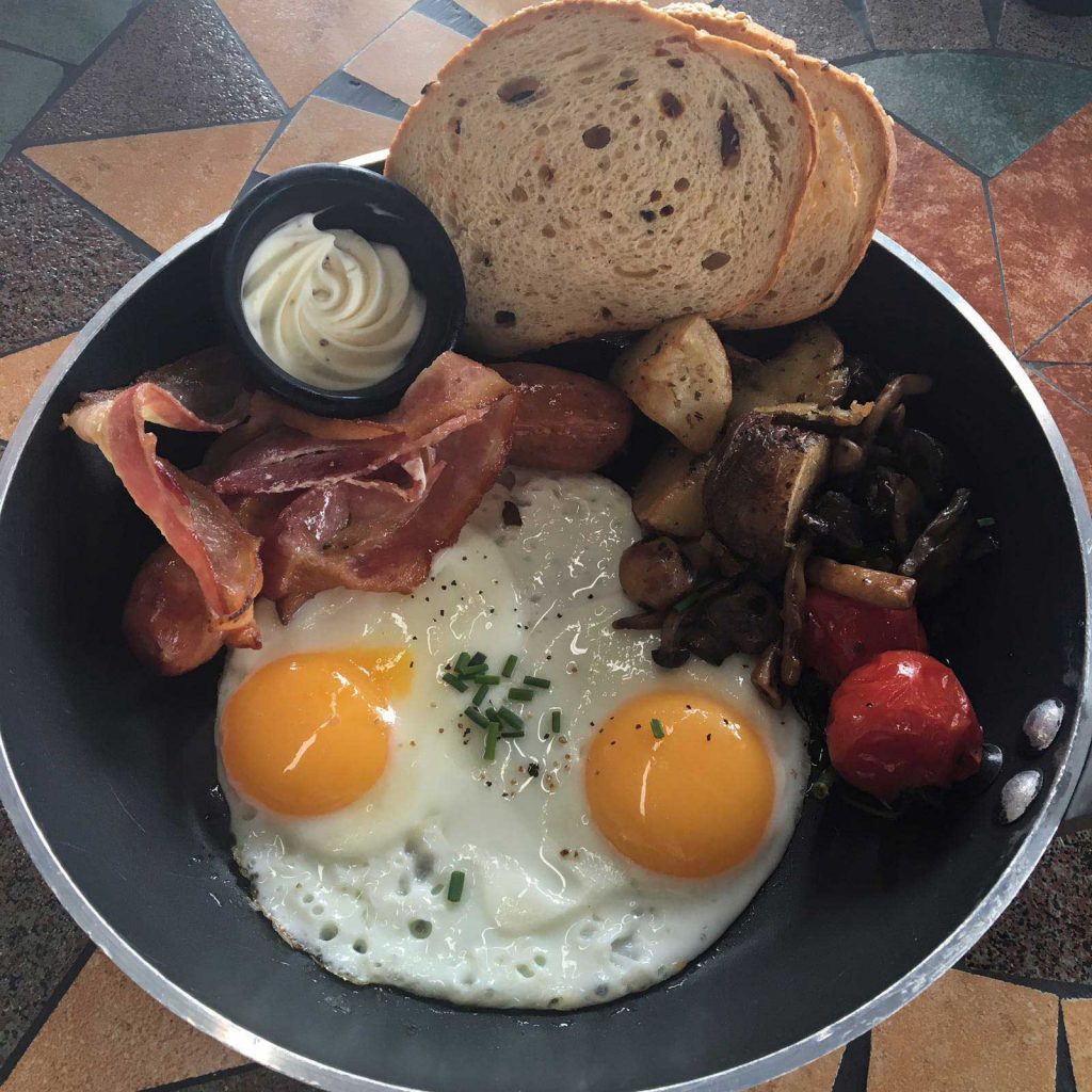 whisk breakfast plate