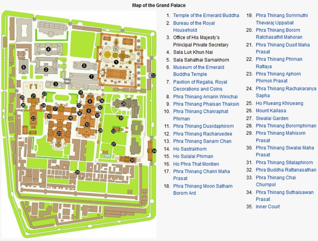 Grand Palace Map