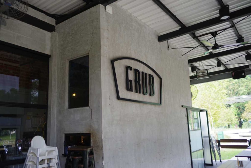 grub cafe storefront