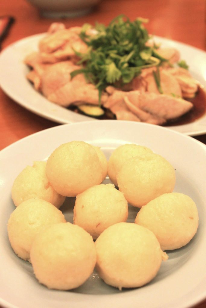 gu cheng chicken rice ball