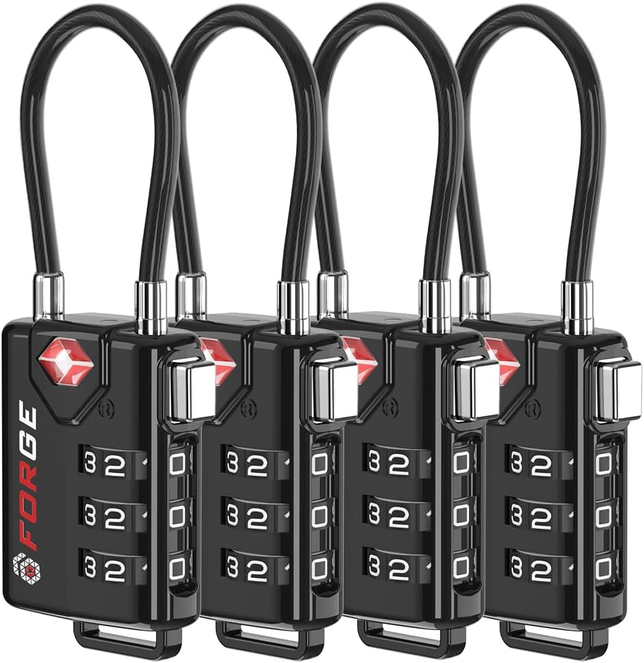 TSA Approved Cable Luggage Locks