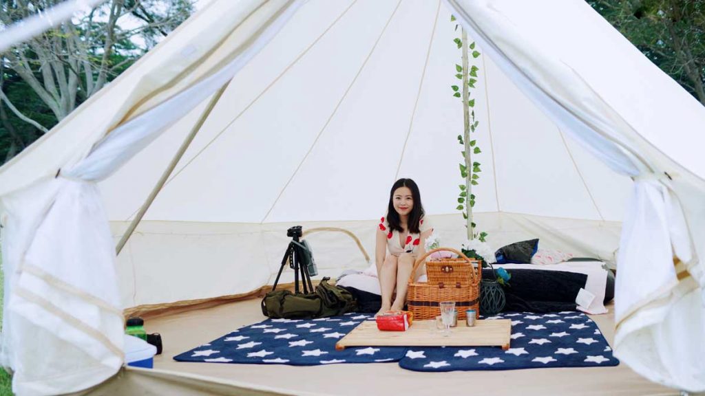 glamping east coast park 3