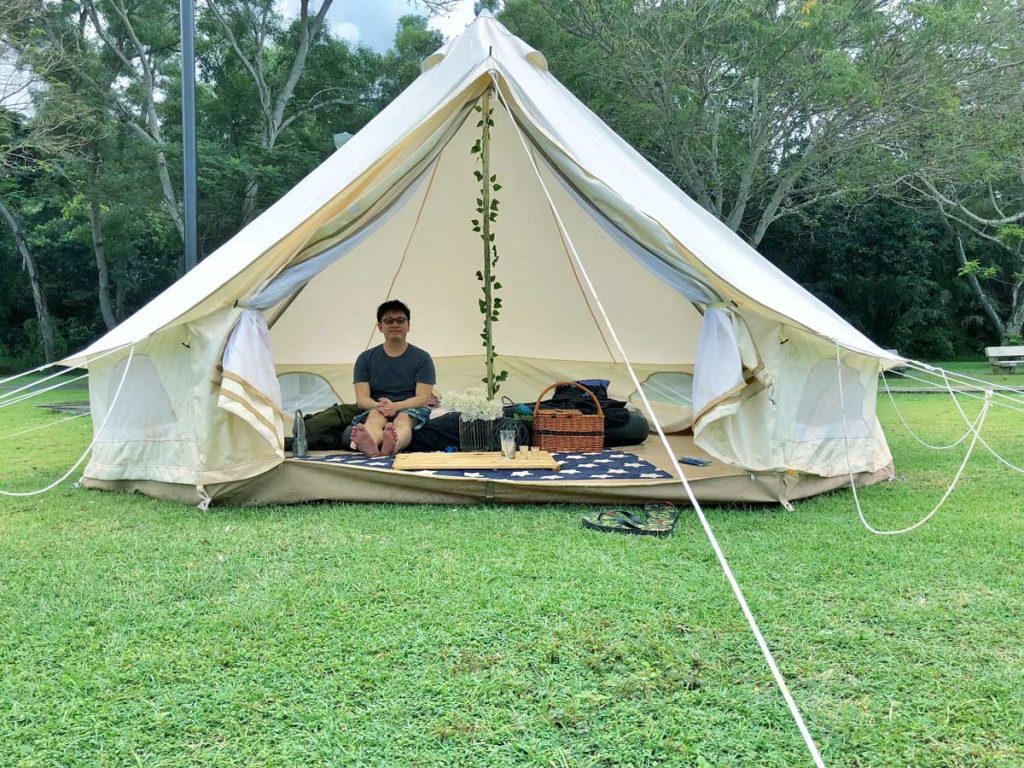 glamping east coast park 7