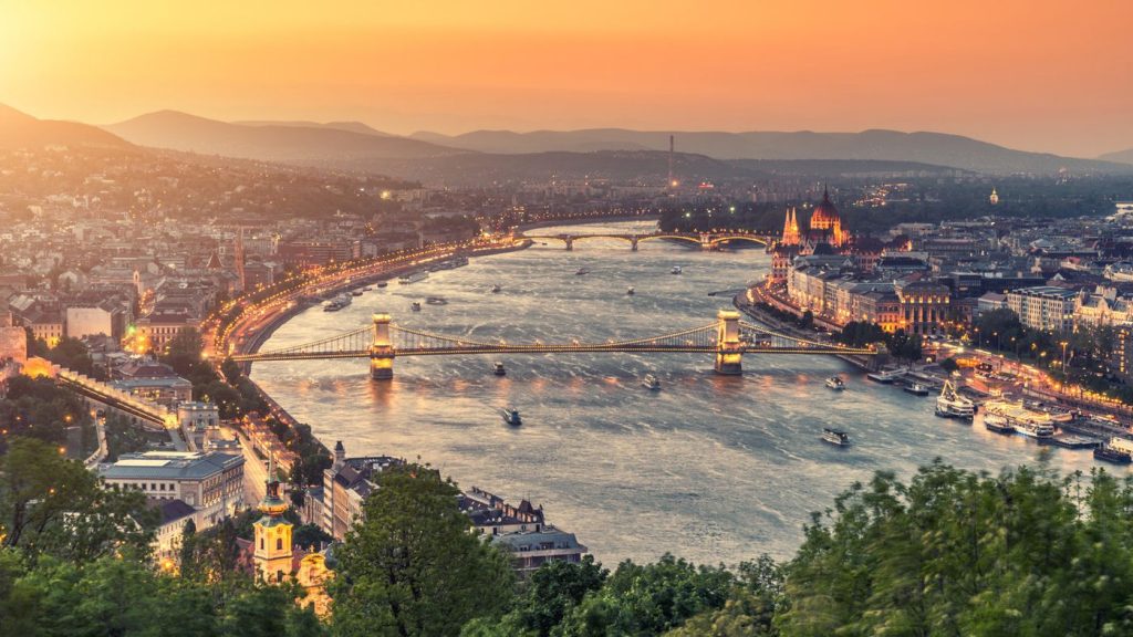 picturesque Danube River