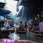 boats canal floating market 1877306