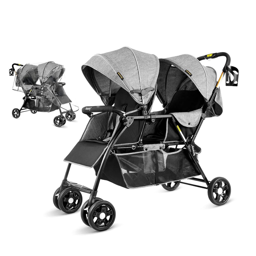 besrey Double Stroller for Infant and Toddler