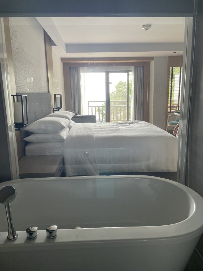 Marriott Merlin Beach Resort Review 8 Marriott Merlin Beach room view from toilet