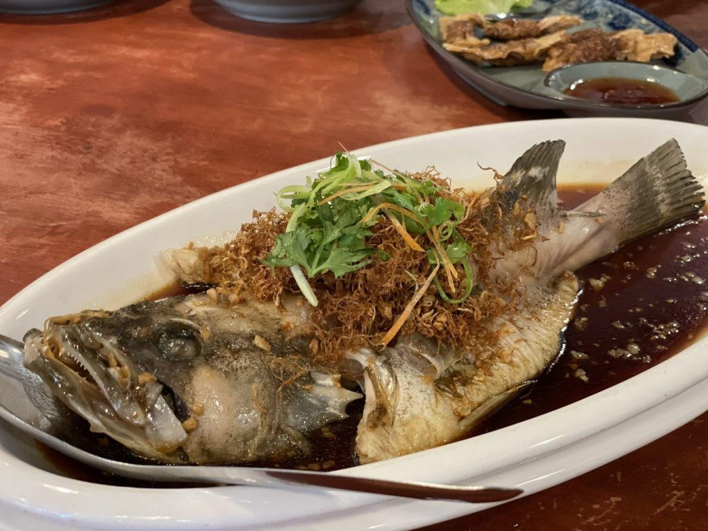 Short Family Trip to Penang 30 Baba Phang Nyonya Cuisine steam fish