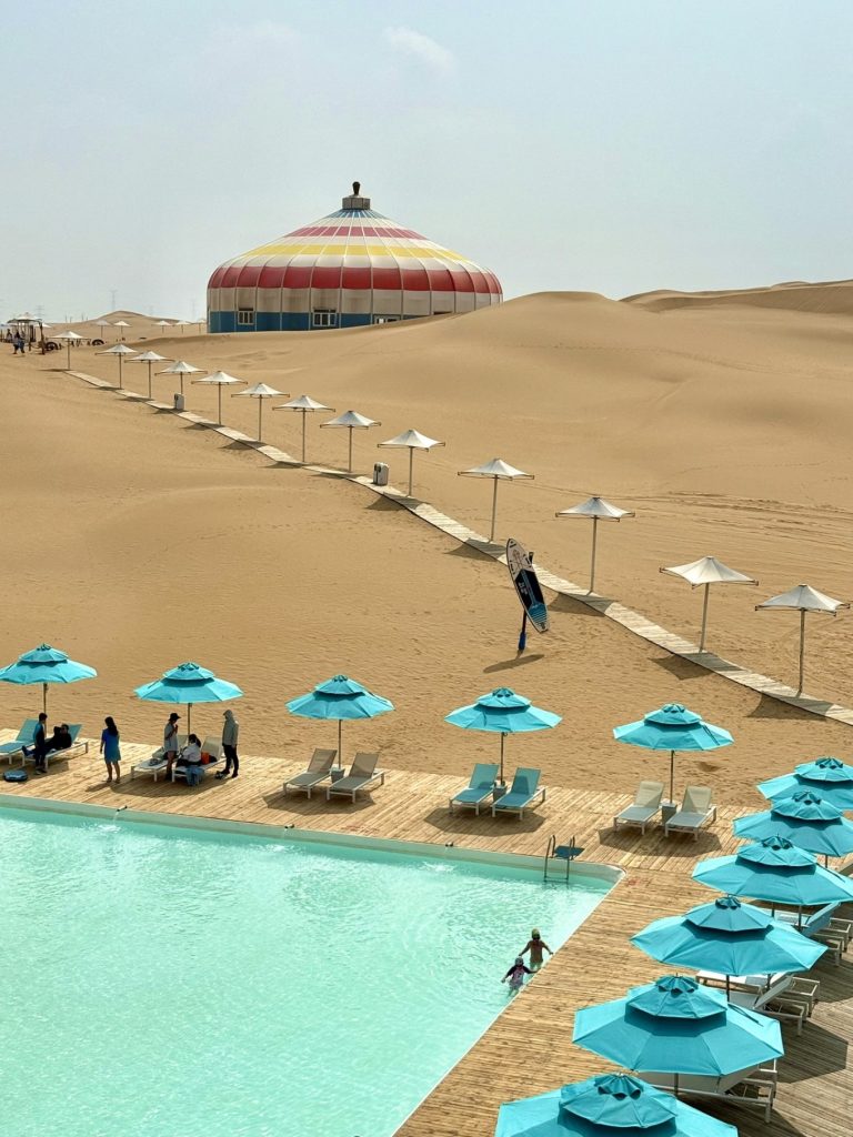 Exploring Xiangshawan: The Disney of the Desert 14 xiangshawan swimming pool