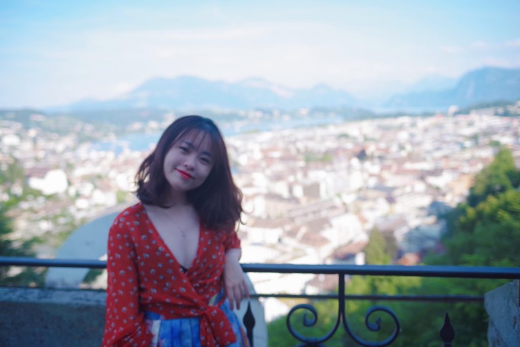 9 Day Switzerland Itinerary: From Lucerne to Zurich 6 view from Gutsch Castle Hotel