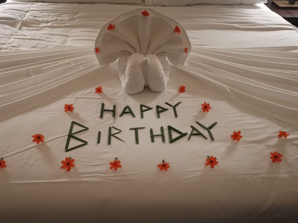 The Residence Bintan Review – Luxury Beachfront Villa Stay 10 birthday celebration and decoration in villa room