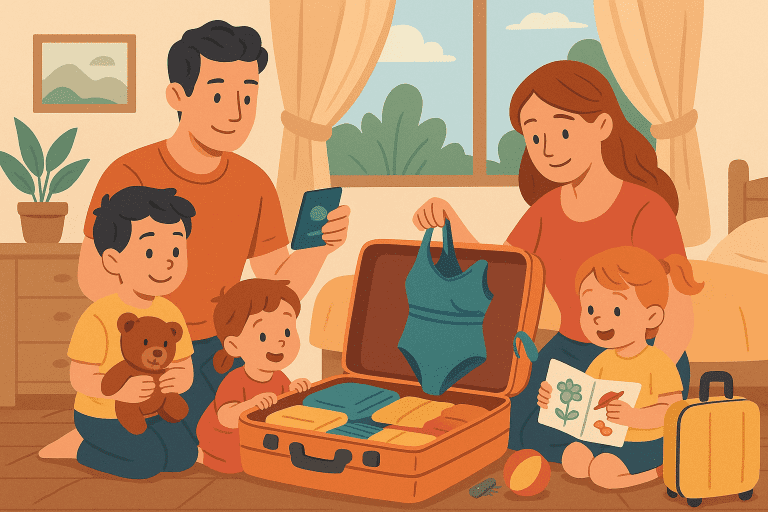 family travel packing list