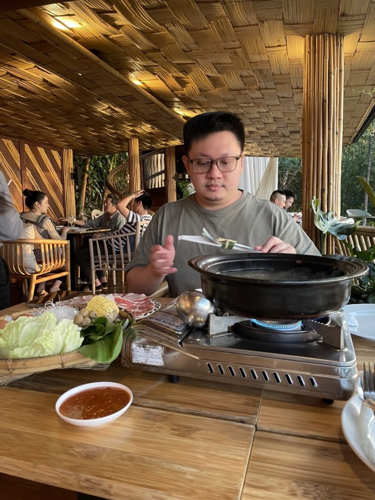 Lannawild hotpot dinner with derek