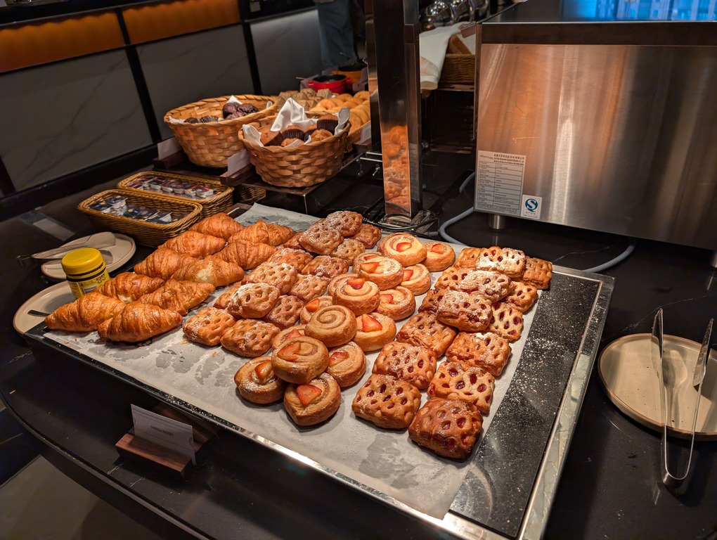 Marriott Executive Apartments Kuala Lumpur Review: Our 2-Night Family Stay 25 Close-up of croissants, danishes, and assorted pastries at the breakfast buffet of Marriott Executive Apartments Kuala Lumpur.