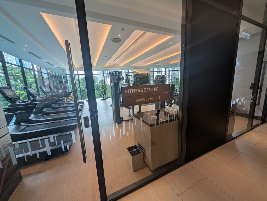 Marriott Executive Apartments Kuala Lumpur Review: Our 2-Night Family Stay 17 24-hour fitness centre with cardio machines and strength equipment at Marriott Executive Apartments Kuala Lumpur.