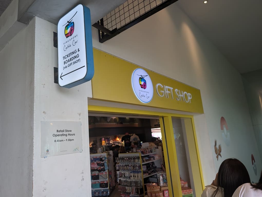 Mount Faber Cable Car Review (Pokémon Theme) 9 Singapore Cable Car gift shop and ticketing entrance at Mount Faber station