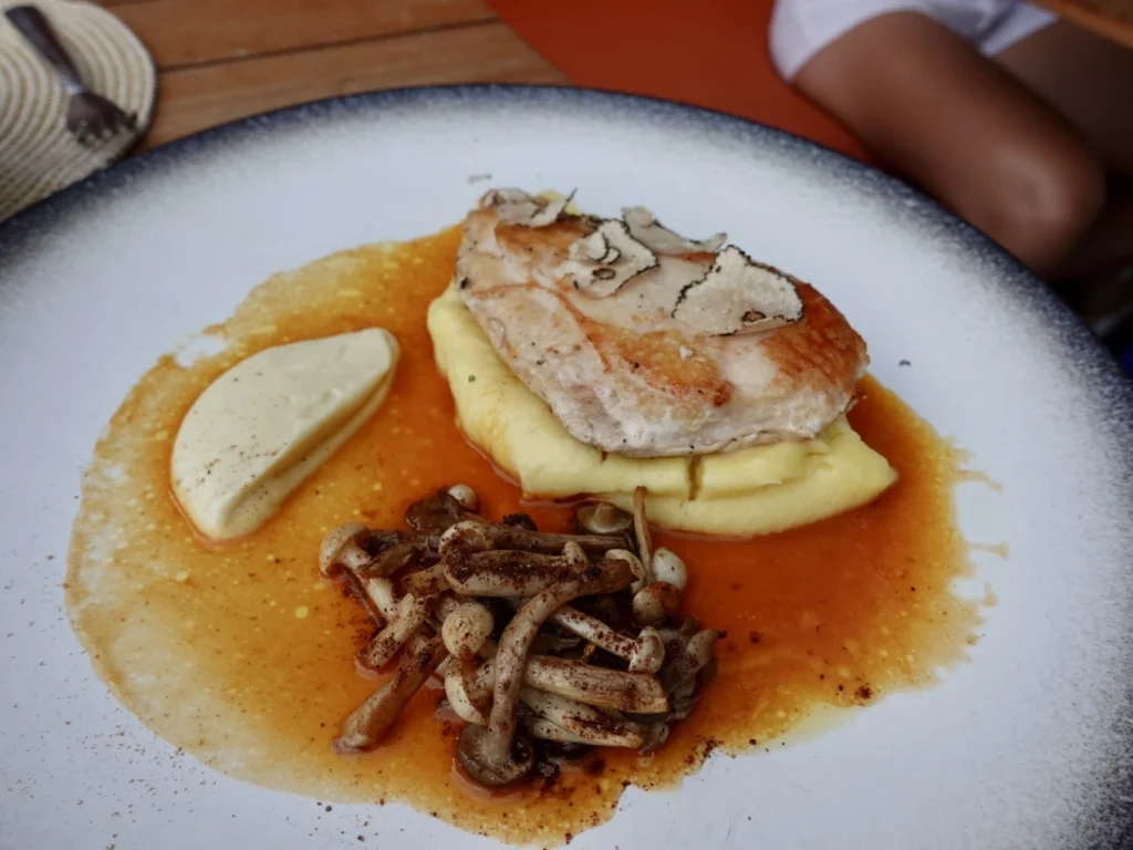 sala rattanakosin eatery and bar Review: Riverside Dining in Bangkok 12 Pan-seared chicken with mashed potatoes at sala rattanakosin eatery and bar