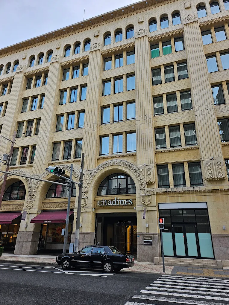 Citadines Namba Osaka exterior building with modern serviced apartment hotel in Osaka Japan