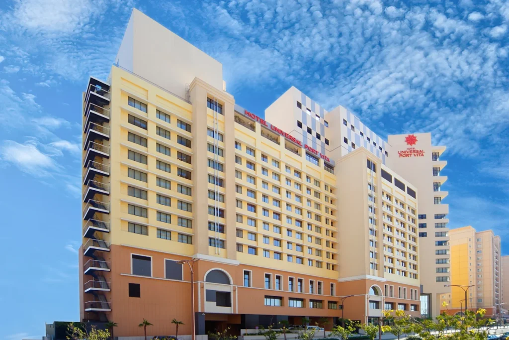 Hotel Universal Port Vita Osaka exterior near Universal Studios Japan with modern family-friendly rooms