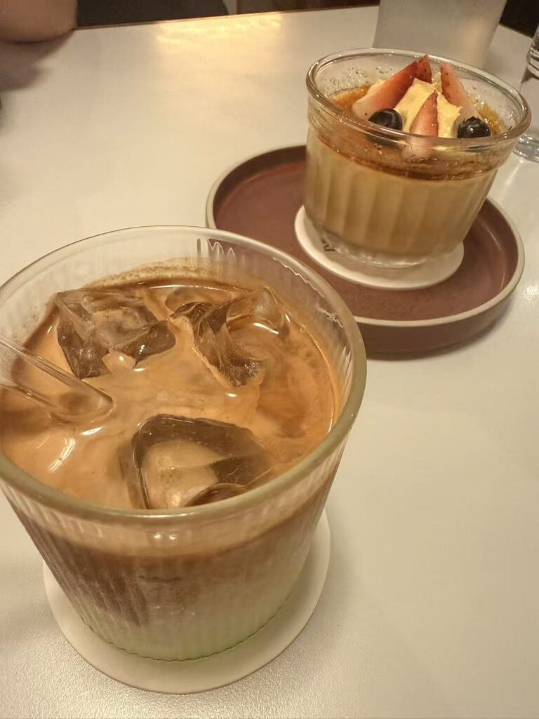 Seng House Review: Big Portions, Mixed Flavours & Must-Try Dish 12 Pandan latte and creme brulee dessert served at Seng House Singapore