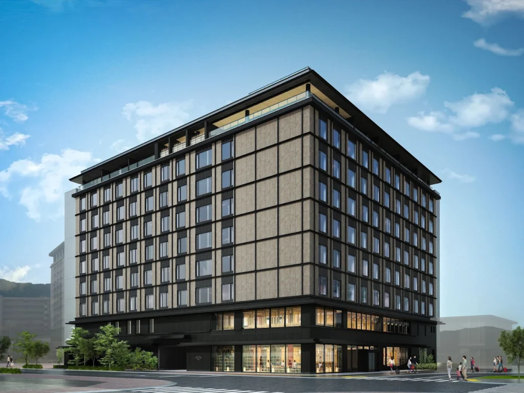 7 Best Hotels in Takayama Japan: Top Ryokans, Onsens & Family Stays 7 Exterior view of TOKYU STAY Hida-Takayama Musubi no Yu hotel near Takayama Station in Japan