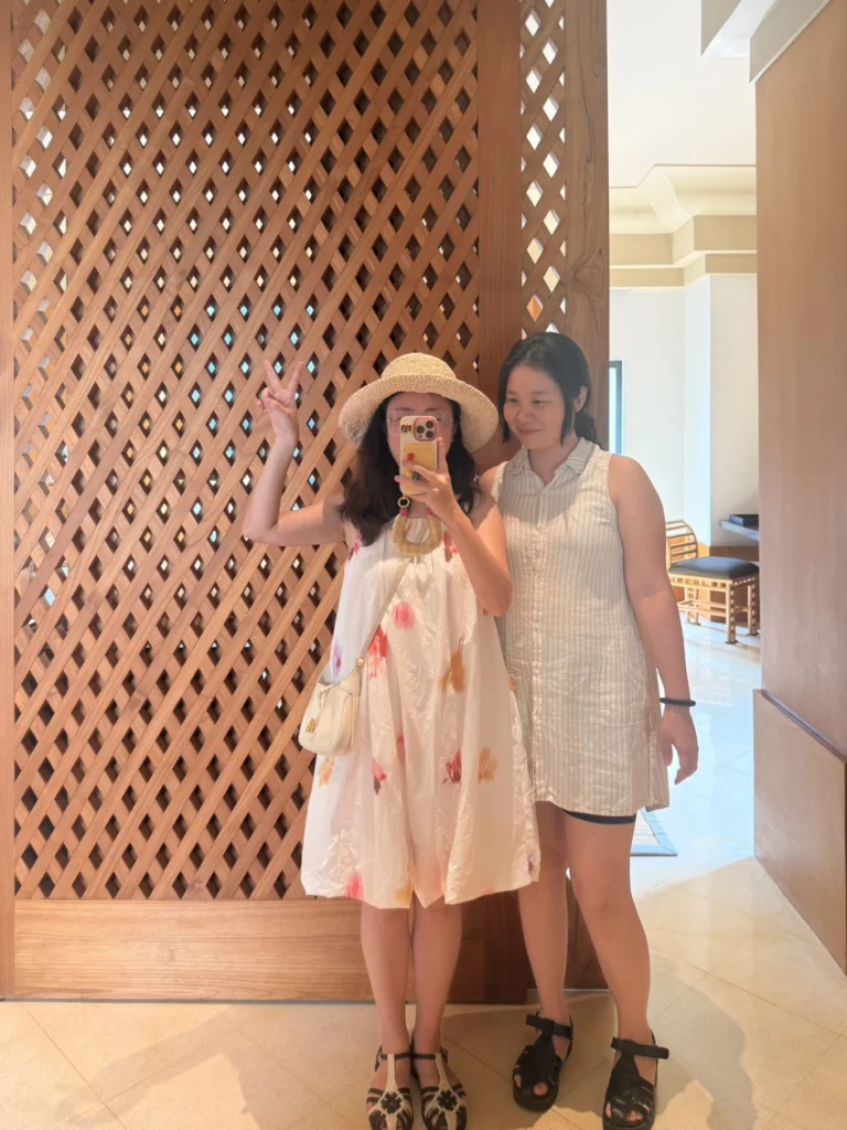 Amanjiwo Review: Is This Luxury Resort Near Borobudur Worth It? 21 Guests taking a mirror selfie inside Amanjiwo pool suite in Central Java Indonesia
