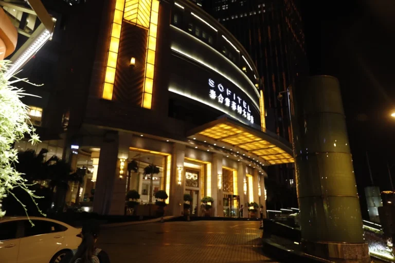 Sofitel Chengdu Taihe hotel beside the Jin River in central Chengdu