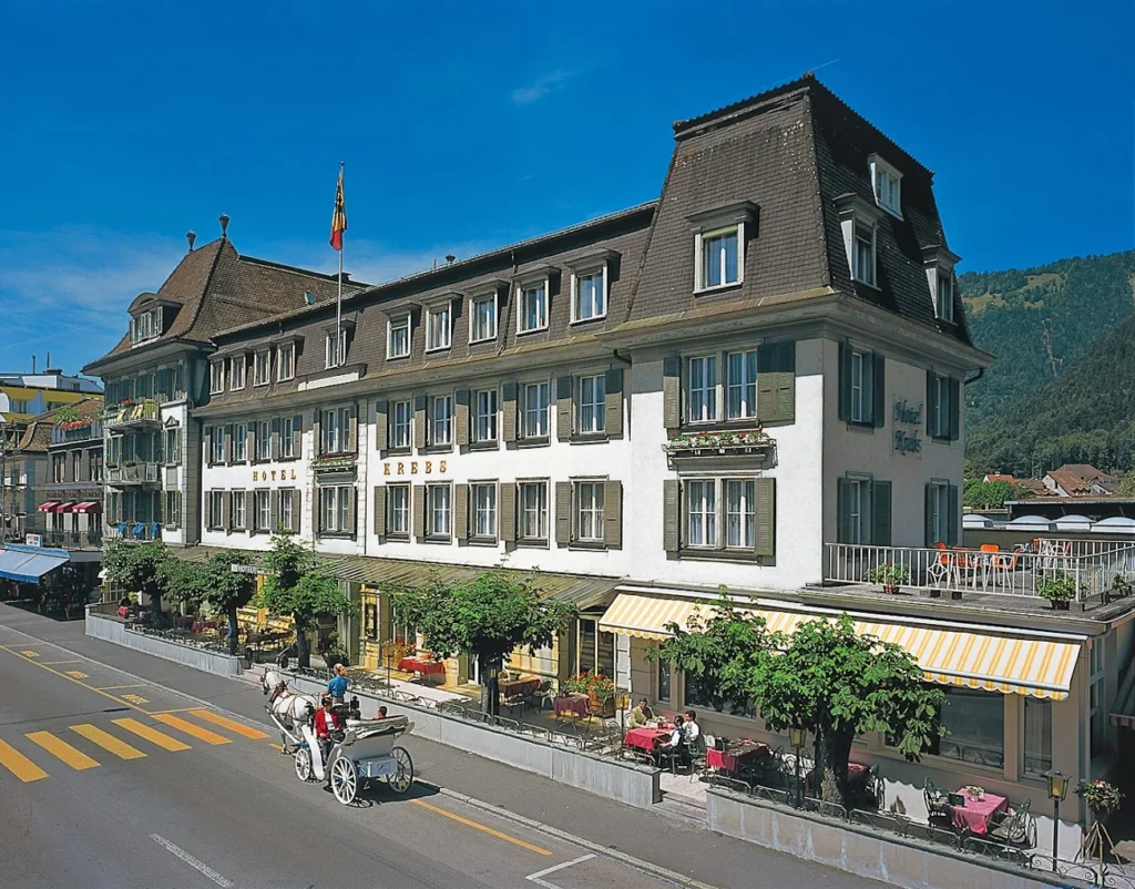 10 Best Hotels Near Jungfraujoch Railway (Top of Europe) 13 Hotel Krebs Interlaken near Interlaken West Station, a convenient hotel for visiting Jungfraujoch and the Jungfrau Railway