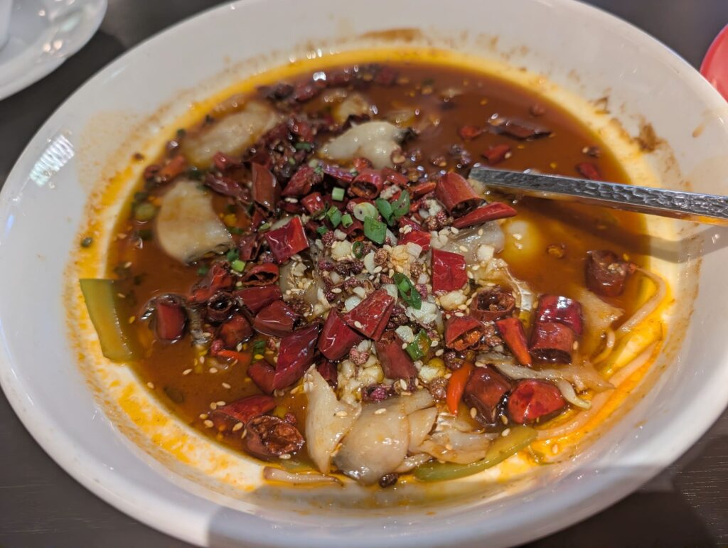 Kuan Zhai Alley Review: Authentic Sichuan in Singapore 9 Szechuan boiled fish with dried chillies and Sichuan peppercorns