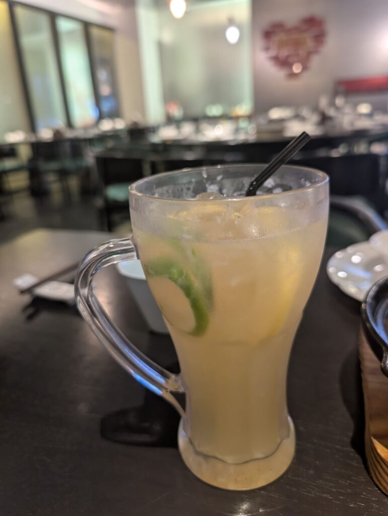 Kuan Zhai Alley Review: Authentic Sichuan in Singapore 12 Refreshing lemon and jasmine tea at Kuan Zhai Alley