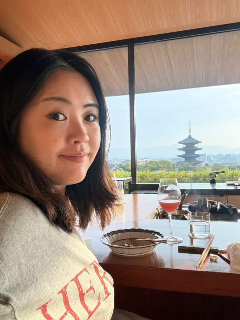 The Best Sunset View in Kyoto? Yasaka at Park Hyatt Kyoto Review 7 Dining at Yasaka Restaurant with Yasaka Pagoda view from Park Hyatt Kyoto
