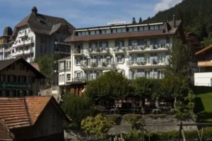 Hotel Schönegg in the car-free village of Wengen, Switzerland