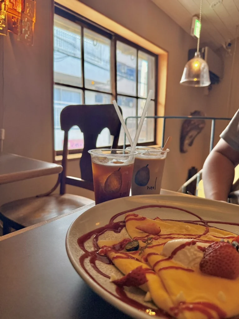 Nakazakicho Osaka City Walk: Exploring Osaka's Retro Neighbourhood 18 Iced drinks and fruit dessert at neel Nakazakicho cafe Osaka