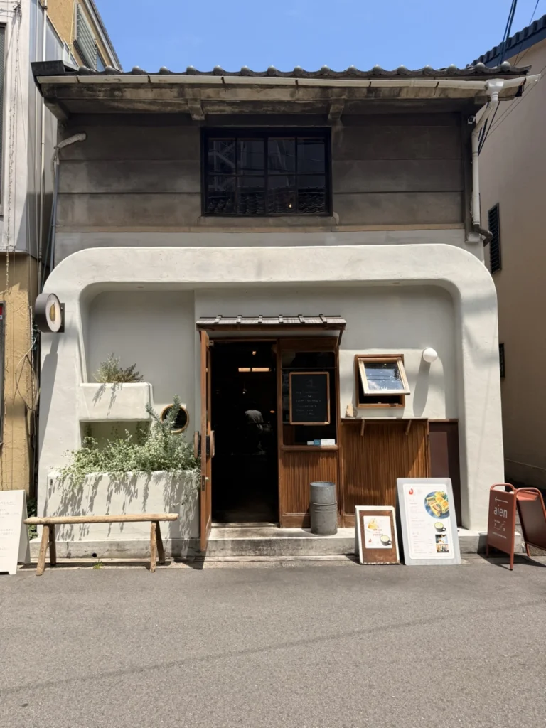 Nakazakicho Osaka City Walk: Exploring Osaka's Retro Neighbourhood 11 neel Nakazakicho cafe exterior in a renovated old Osaka building