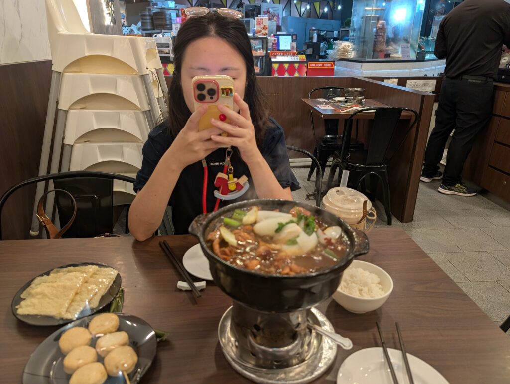 Large Chicken Hotpot lunch for two at Compass One Singapore